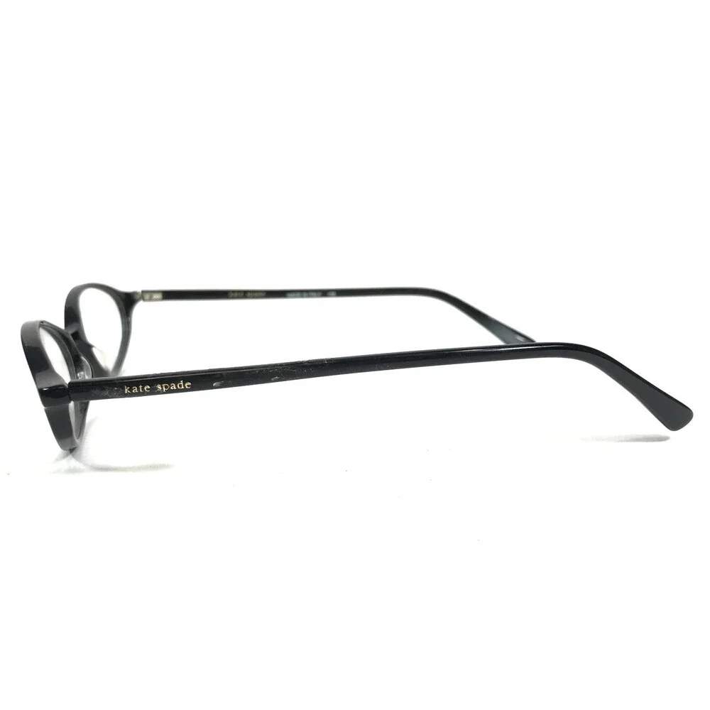 Kate Spade Eyeglasses Frames BENJAMEN 0FS3 Black Round Horn Rim 48-15-135